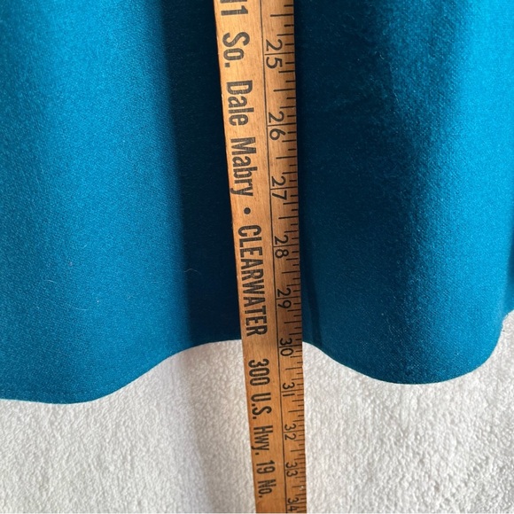 Vintage Pendleton Lobo Long Sleeve Shirt Blue Medium Elbow Patch Pure Wool - Picture 12 of 12